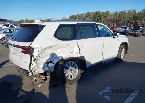 2024 Toyota Grand Highlander Xle from USA, damaged, VIN 5TDAAAA5XRS009624